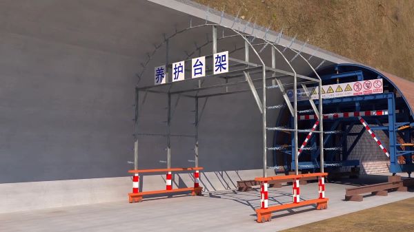 应县隧道施工动画制作公司 - 隧道施工工艺和施工方法 - 隧道施工汇报动画视频 - bim 工程施工动画